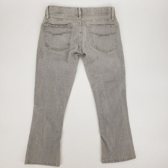 Gap Gray Cropped Boot Jeans Sz 25 / 0 - Picture 5 of 7